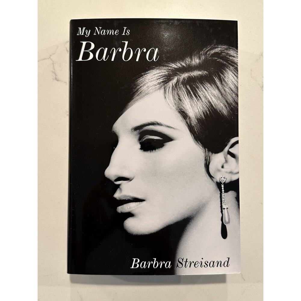 Barbra Streisand My Name is Barbra Book SIGNED AUTOGRAPHED Bookplate IN HAND New